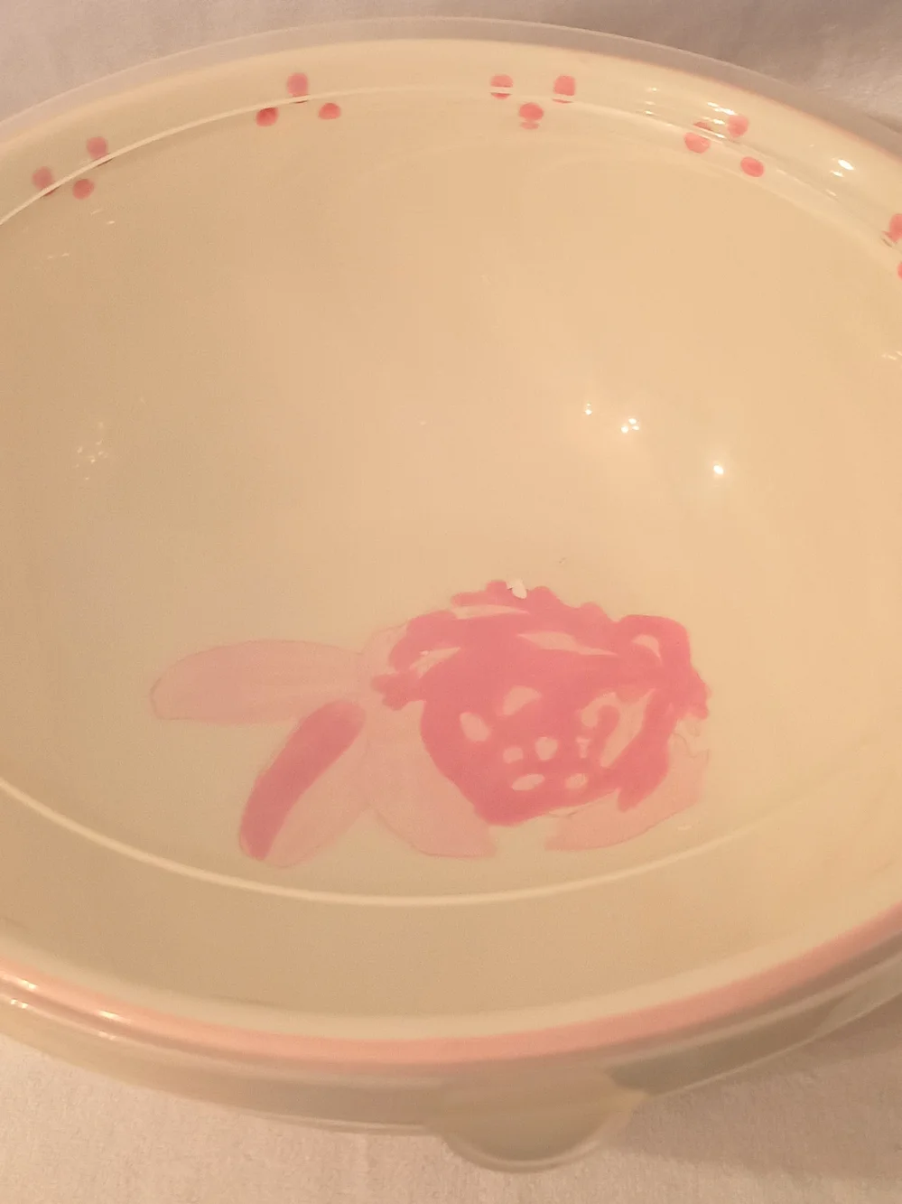 Love & Daisies 3 Bowl Set 7” 9” 10” Pink Floral Plaid w/ Lids